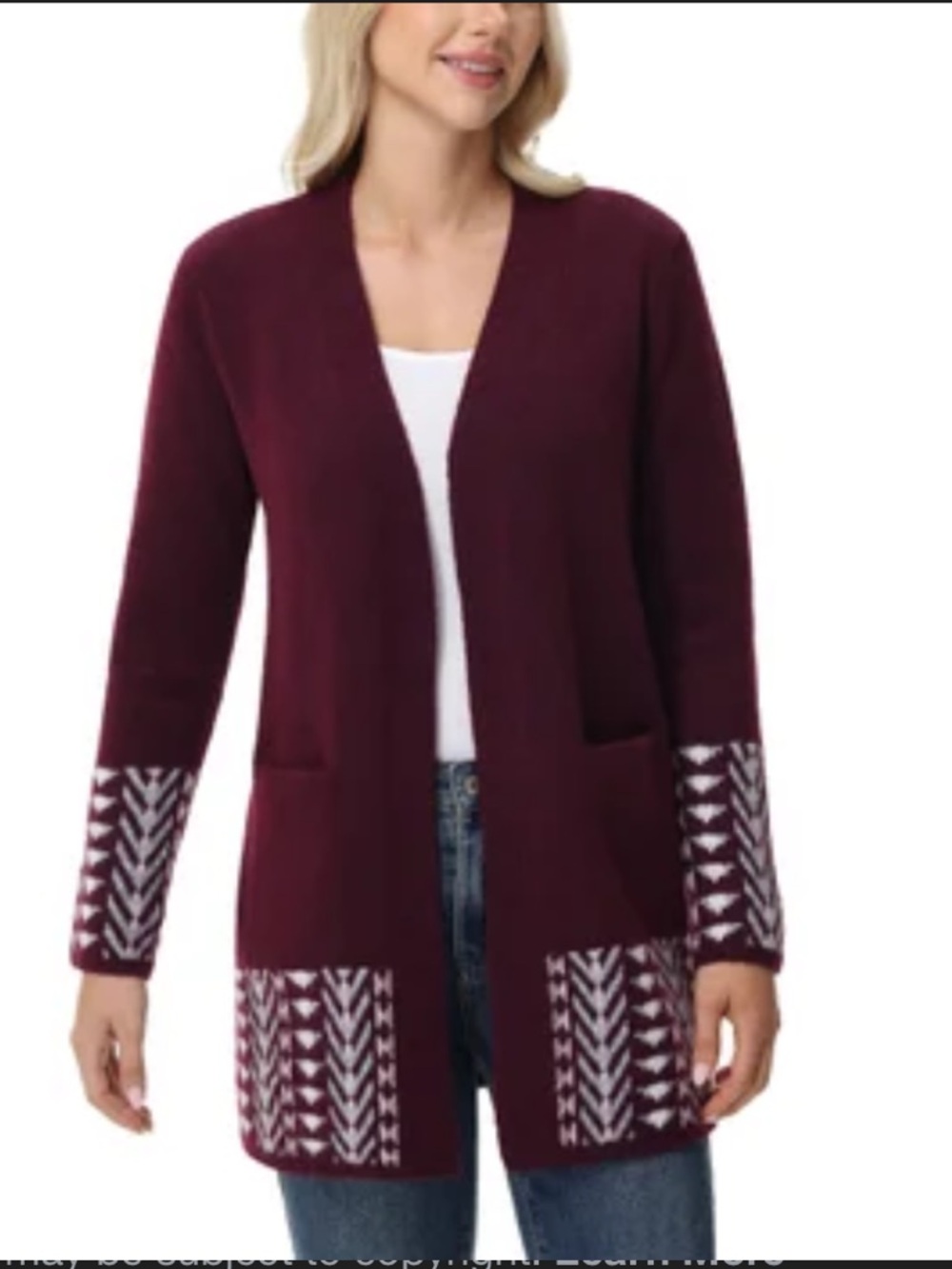 FRYE BOHO WESTERN AZTEC CARDIGAN